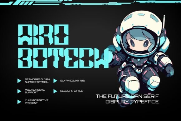 Airobotech - The Modern Display Font for Bold Branding