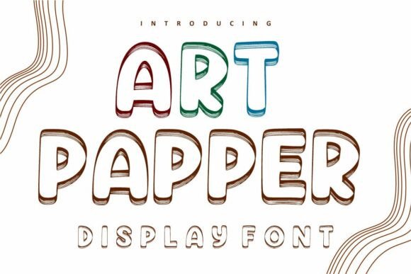 Art Papper: A Bold Font for Eye-Catching Branding