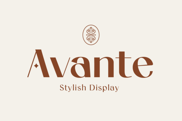 Avante: A Modern Sans-Serif Font for Luxurious Branding