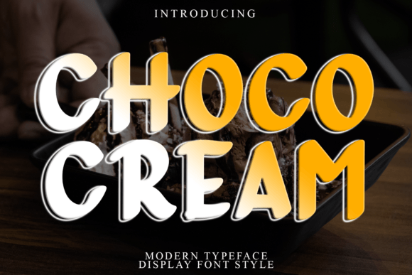 Choco Cream: A Warm Display Font for Creative Branding