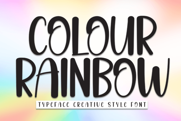 Colour Rainbow: A Playful Display Font for Creative Makers