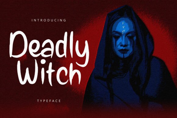 Deadly Witch Font for Spooky Design and Strong Branding