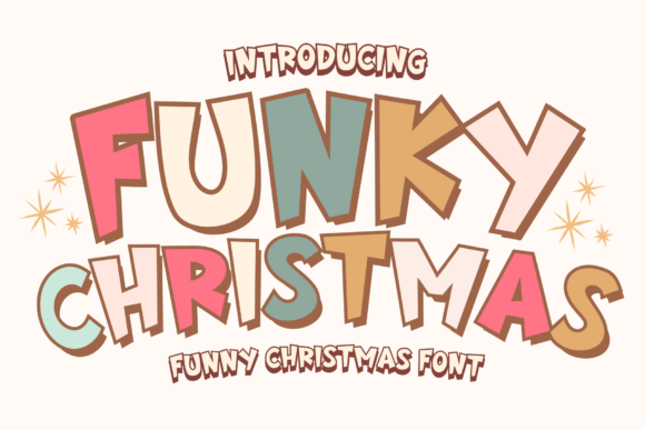 Funky Christmas Font for Festive Branding and Playful Design
