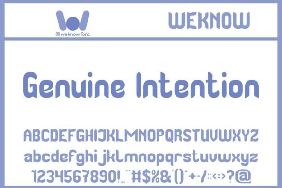 Genuine Intention: A Font That Elevates Handmade Creations