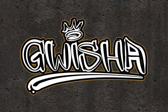 Gwisha: A Bold Graffiti Font for Creative Makers