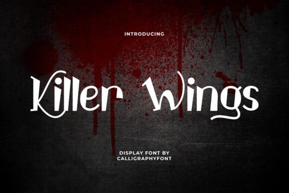 Killer Wings Font for Mysterious Branding and Modern Design