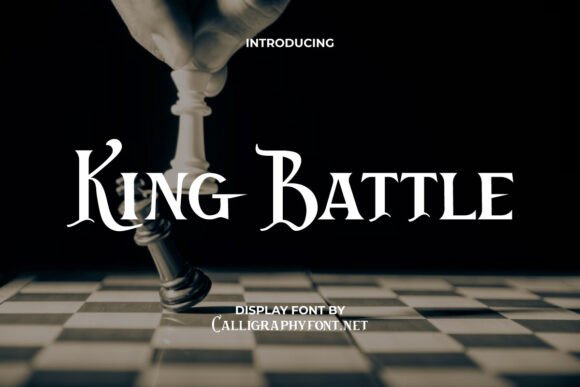 King Battle Font: A Gothic-Inspired Display Typeface