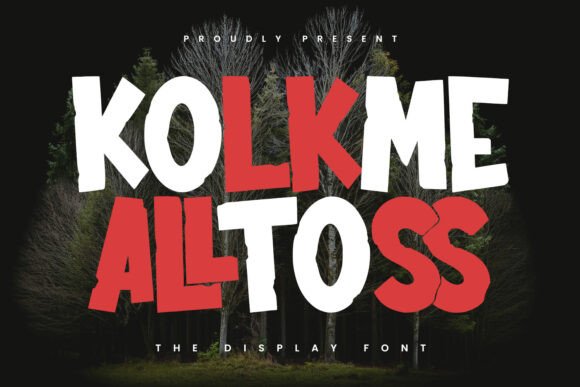 Kolkme Alltoss Font for Eye-Catching Digital Designs