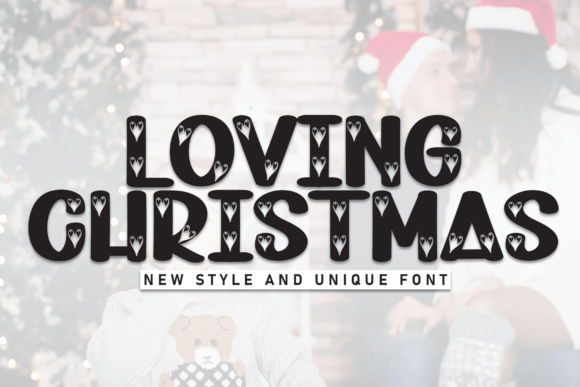 Loving Christmas Font for Festive Editorial Design