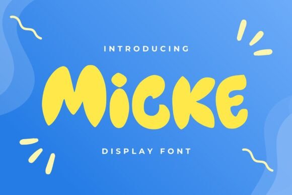 Micke: A Bold Display Font for Modern Branding