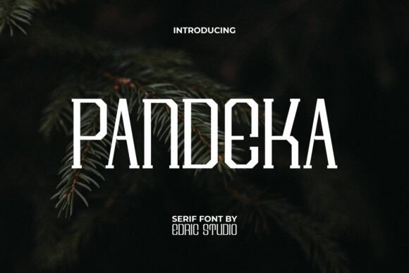 Pandeka: A Retro Serif Font for Timeless Editorial Design