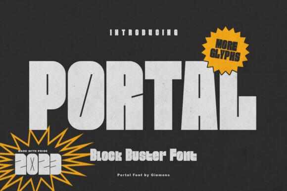 Portal Block Font for Bold Branding and Trendy Design