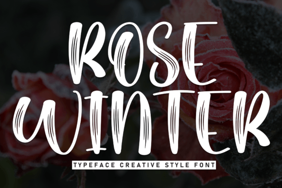 Rose Winter: A Display Font for Artistic Branding