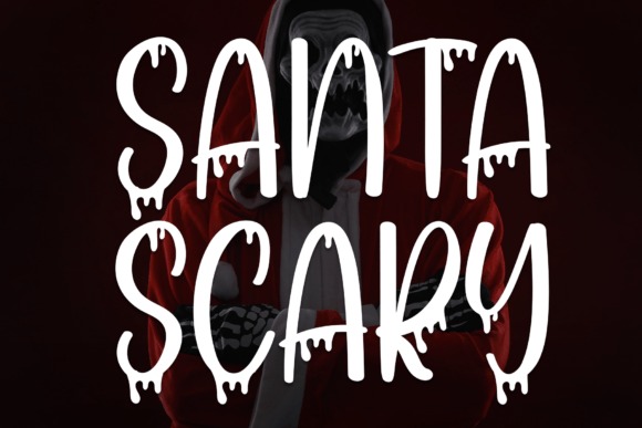 Santa Scary Font for a Cozy and Playful Brand Look