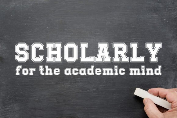 Scholarly Font for Clear, Elegant Campaign Design