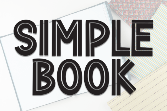 Simple Book Font for Clean and Modern Editorial Design