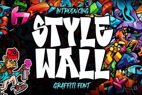 Style Wall: A Bold Display Font for Creative Makers