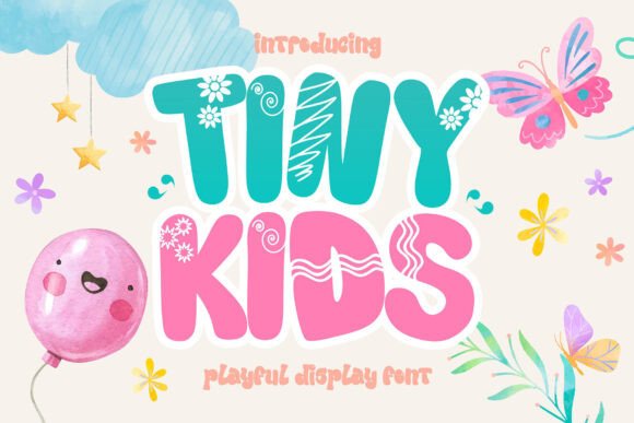 Tiny Kids Font for Enchanting Editorial Designs