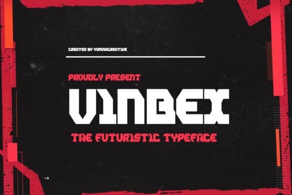 Vinbex: A Futuristic Font for Bold Brand Campaigns