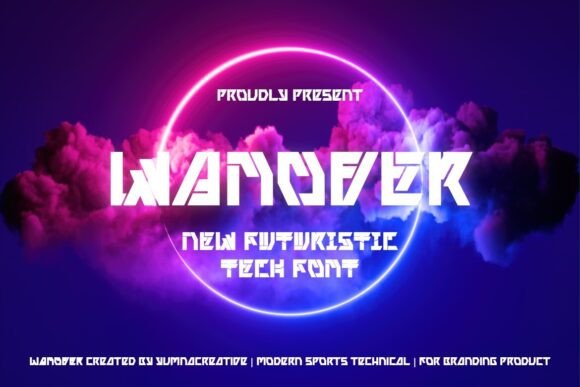 Wanover Font: A Modern Display Font for Creative Projects