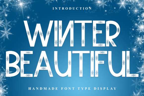Winter Beautiful: A Warm Display Font for Creative Projects