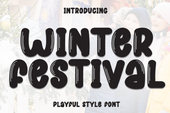 Winter Festival Font for Modern Web Design
