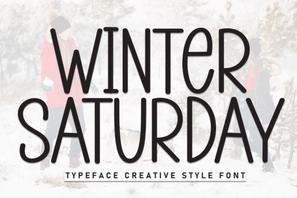 Winter Saturday Font for Winter-Themed Web Projects