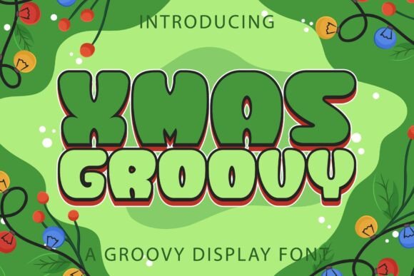 Xmas Groovy: A Stylish Font for Modern Branding