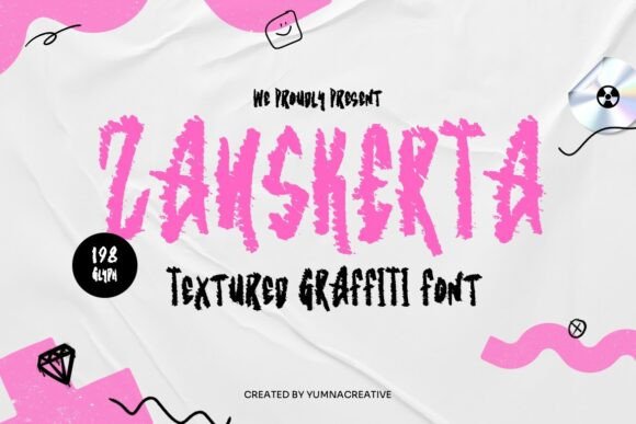 Zanskerta: A Bold Font for Edgy Branding