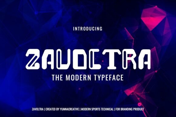 Zavoltra: A Modern Display Font for Bold Web Design